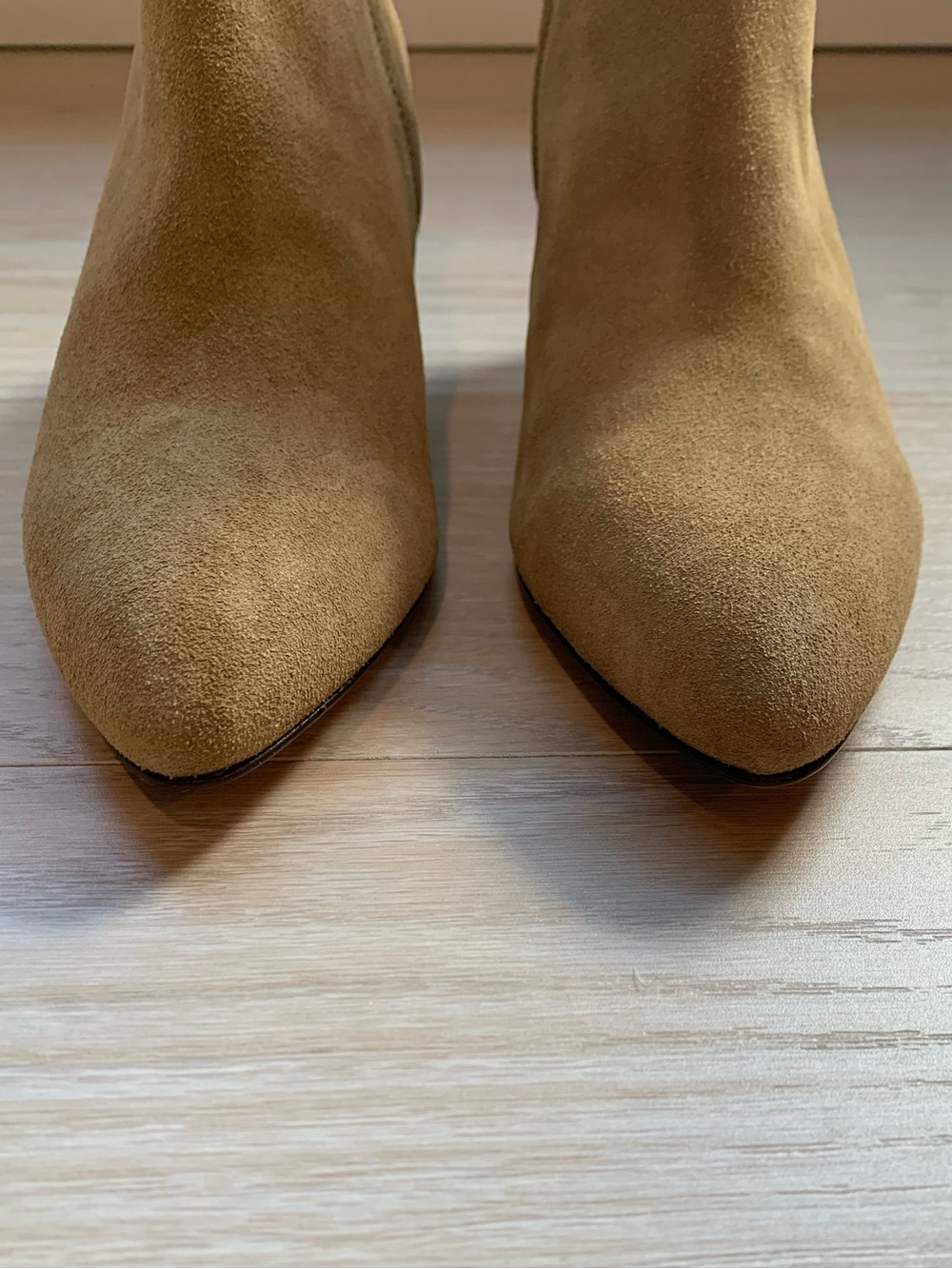 Isabel Marant City Suede Deone Kitten Heel Bootie Tan NWT Size 40 FR - Picture 4 of 11